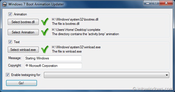 Modifier l'animation de démarrage de Windows 7