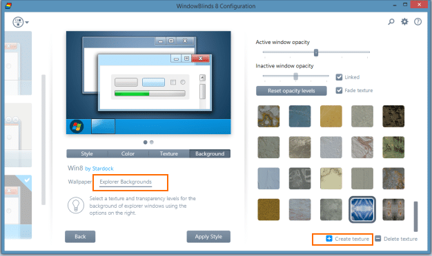 Changer l'arrière-plan du dossier dans Windows 8.1 à l'aide de WindowBlinds Step6