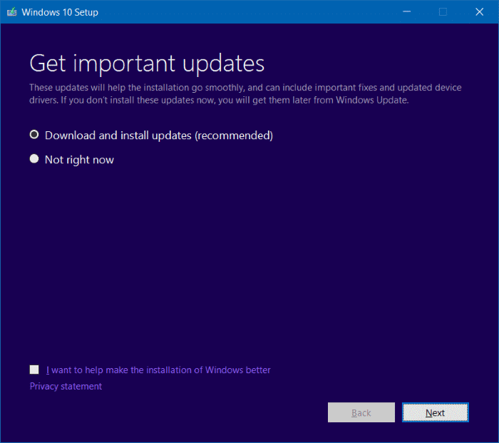 Réinstaller Windows 10 sans perte de données step6