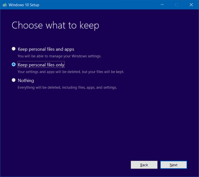 Réinstaller Windows 10 sans perte de données step13