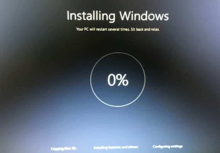 Réinstallez Windows 10 sans perte de données step16