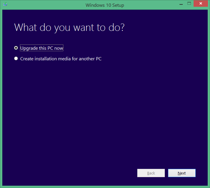 Mettez à niveau votre Windows 7 vers Windows 10 étape 1