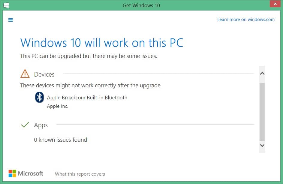 Vérifiez quelles applications vous conservez l'image de mise à jour de Windows 10 5