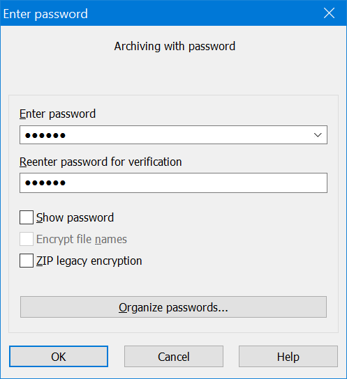 mot de passe protéger le fichier texte dans Windows 10 pic10