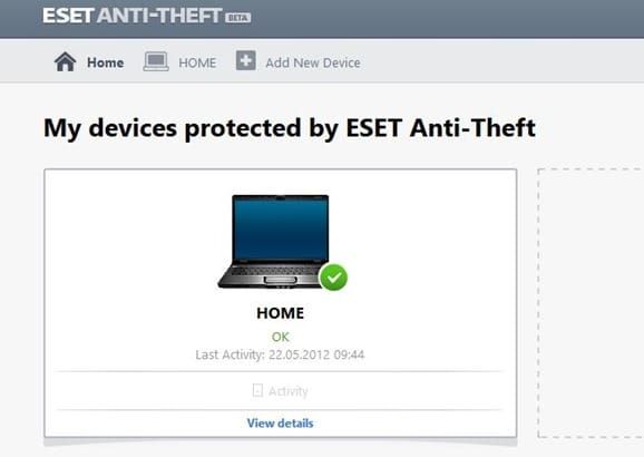 Suivez l'ordinateur portable volé à l'aide d'ESET Anti Theft 4