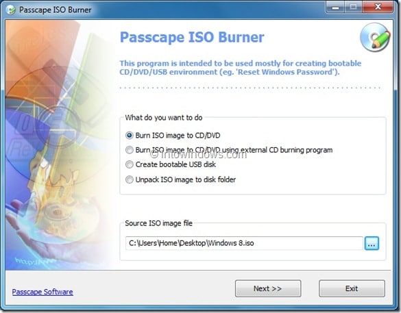 Installez Windows 8 Developer Preview à partir du fichier ISO