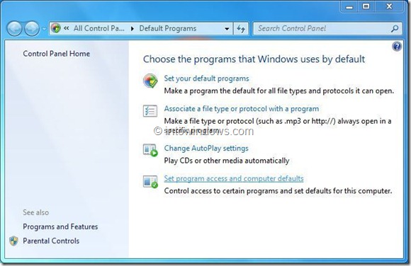 Supprimer les entrées du lecteur Windows Media du menu contextuel Étape 3