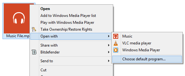 Définissez Windows Media Player comme lecteur audio par défaut dans Windows 8.1 Step6