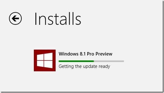 Mettre à niveau Windows 8 vers Windows 8.1 Preview Step12