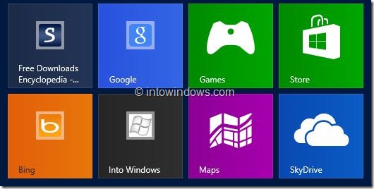 Personnaliser l'écran de démarrage dans Windows 8 Step4
