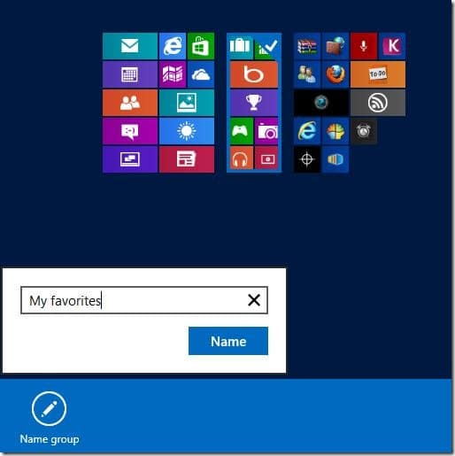 Nom des groupes d'écrans de démarrage dans Windows 8 Picture2