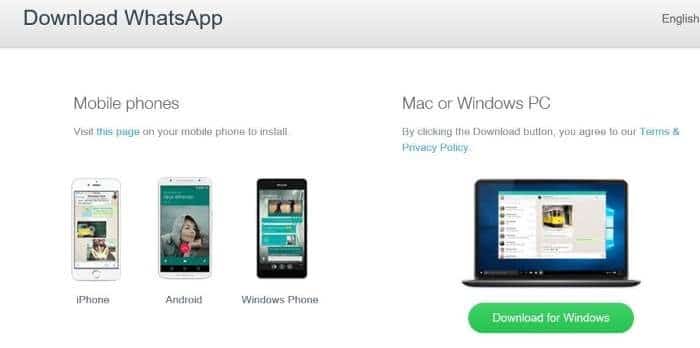 installer le bureau Whatsapp sur Windows 10 step1