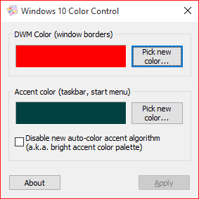 Contrôle des couleurs Windows 10 pic2