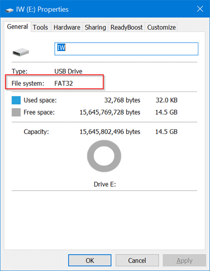 utiliser la gestion de disque pour partitionner l'USB sur Windows 10 pic2
