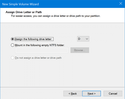 utiliser la gestion de disque pour partitionner l'USB sur Windows 10 pic12