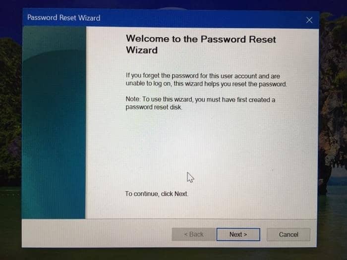 changer le mot de passe Windows 10 oublié pic3