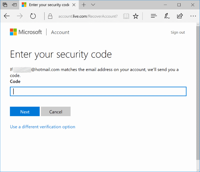 rouvrir le compte Microsoft fermé pic3