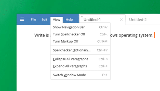 Écrire un éditeur de texte pour Windows 10