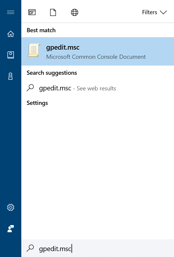 activer ou désactiver l'application des paramètres dans Windows 10 pic1