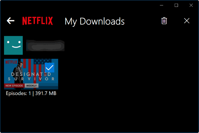 supprimer le contenu téléchargé depuis Netflix pic1