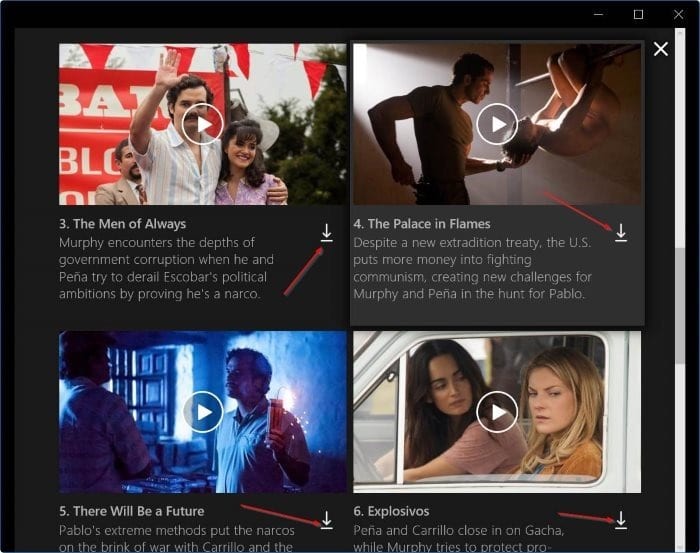télécharger des films et des émissions de télévision Netflix sur Windows 10 pic23