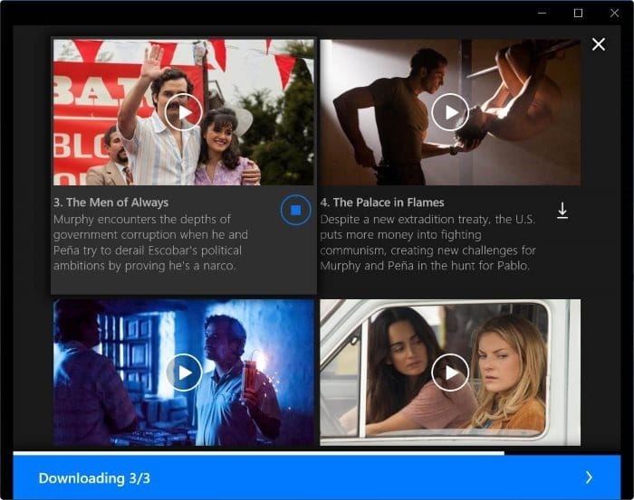 télécharger des films et des émissions de télévision Netflix sur Windows 10 pic4