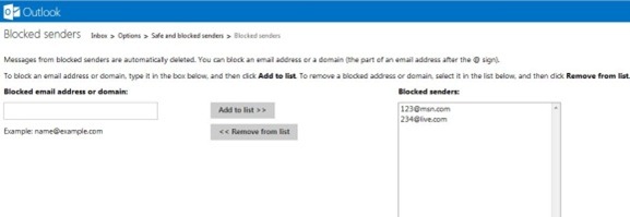 Bloquer l'adresse e-mail dans Outlook Step5