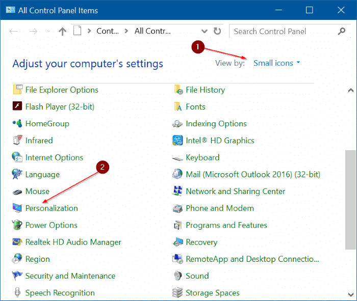 supprimer des thèmes dans Windows 10 pic2