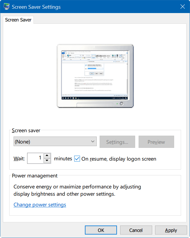 verrouillez automatiquement votre PC Windows 10 lorsque vous êtes absent step1.1