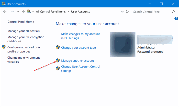 supprimer le compte administrateur dans Windows 10 pic6