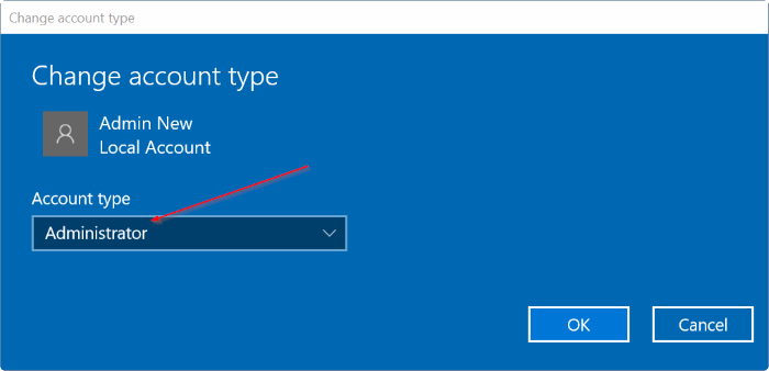 créer un nouveau compte administrateur dans Windows 10 pic6