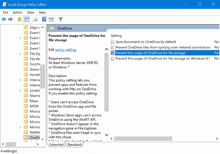 désactiver la boîte de dialogue contextuelle Configurer onedrive dans Windows 10 pic1