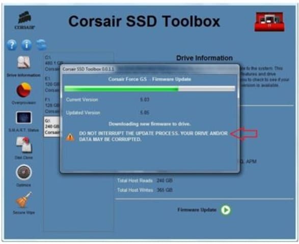 Mettre à jour le micrologiciel du SSD Corsair Ste4