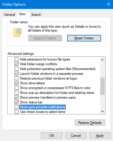 Désactiver les publicités dans l'Explorateur de fichiers dans Windows 10 pic3