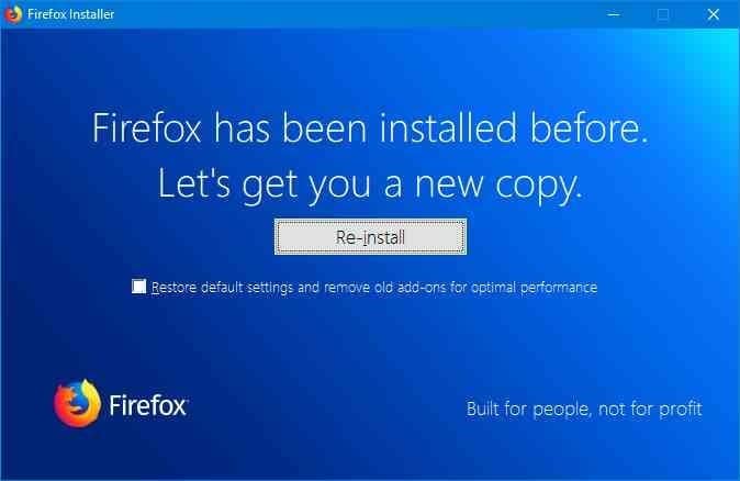 réinstaller Firefox sans perdre de données sur Windows 10 pic04