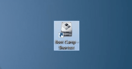 Icône Boot Camp manquante dans la barre des tâches à l'étape 5 de la barre des tâches