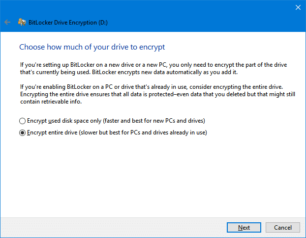 crypter le lecteur USB à l'aide de Bitlocker dans Windows 10 pic5