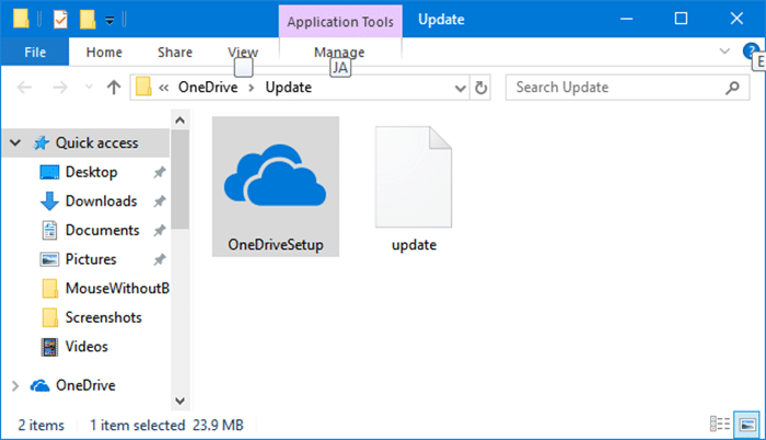 icône onedrive manquante dans la barre des tâches de Windows 10 pic6