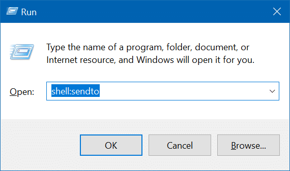 ajouter des dossiers à envoyer au menu dans Windows 10 pic3