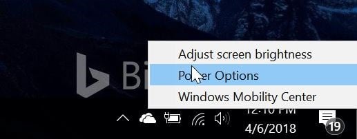 modifier les paramètres du bouton d'alimentation dans Windows 10 pic1