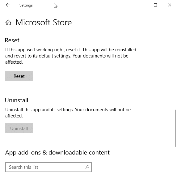 restaurer l'application Store manquante dans Windows 10 pic4