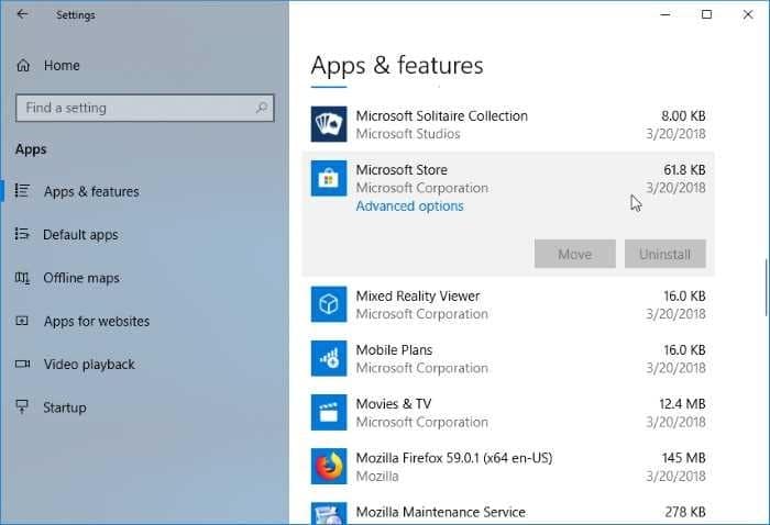 restaurer l'application Store manquante dans Windows 10 pic03