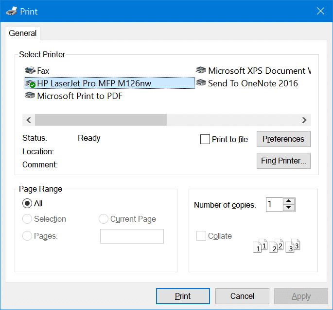 Ajouter une imprimante sans fil à un PC Windows 10 (7)