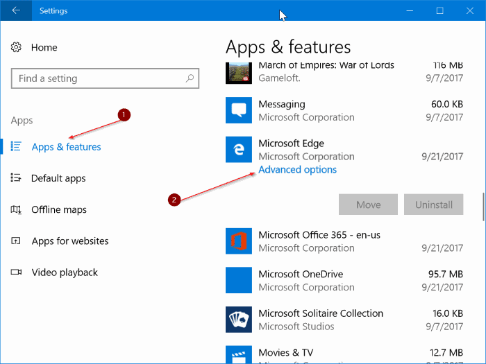 corriger le navigateur Edge est lent dans Windows 10 pic1