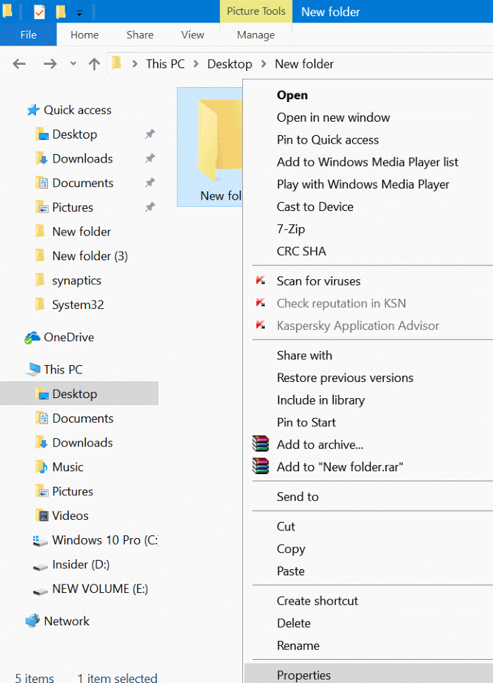 changer l'image du dossier dans Windows 10 pic3