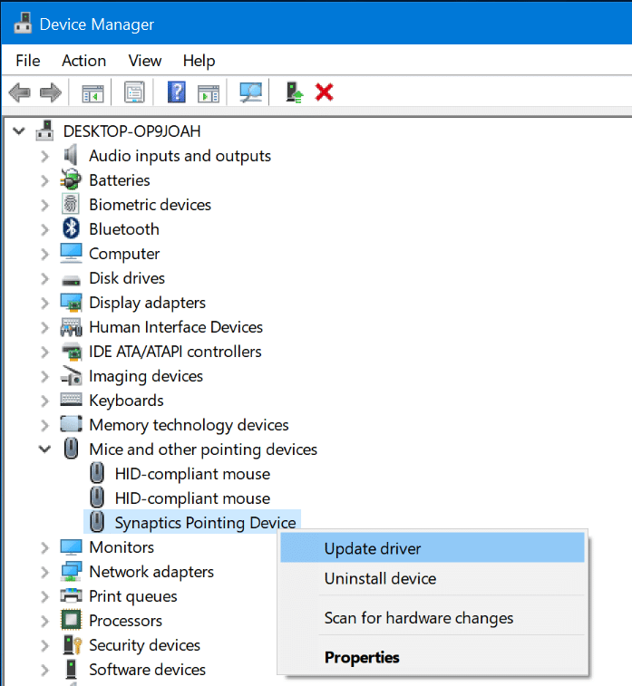 activer le pavé tactile de précision sur n'importe quelle image d'ordinateur portable Windows 105