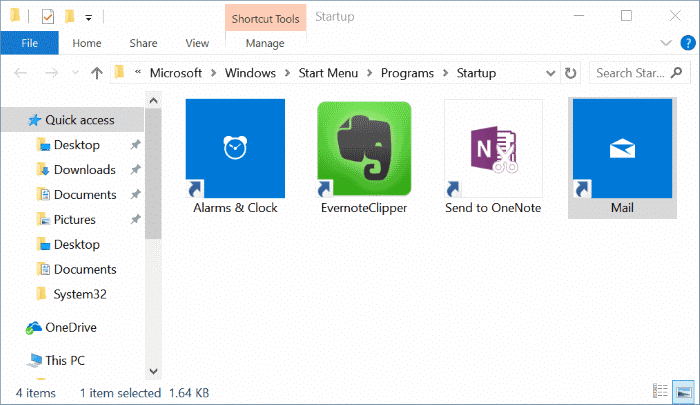 ajouter des applications au démarrage dans Windows 10 pic3