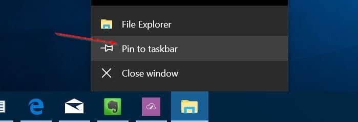 bloquer l'accès rapide à la barre des tâches dans Windows 10 pic2