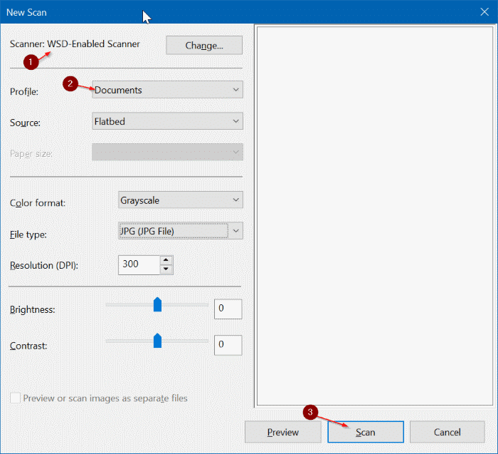 enregistrer les documents et images numérisés au format PDF dans Windows 10 pic02