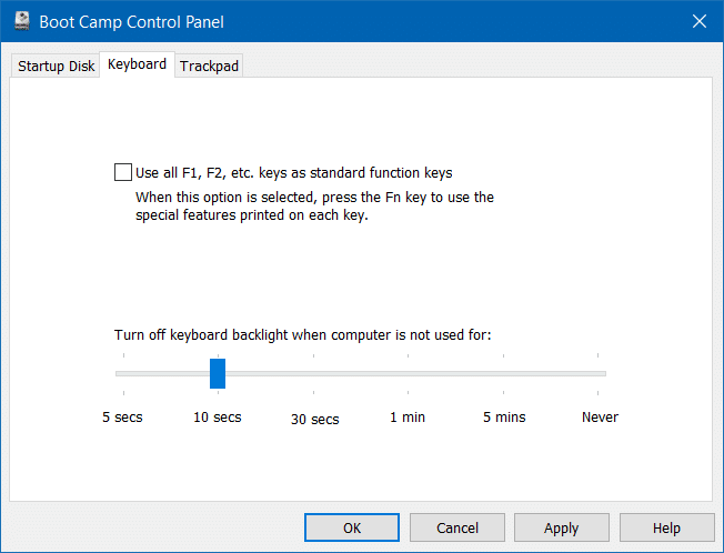régler la luminosité du clavier rétroéclairé dans Windows 10 pic2